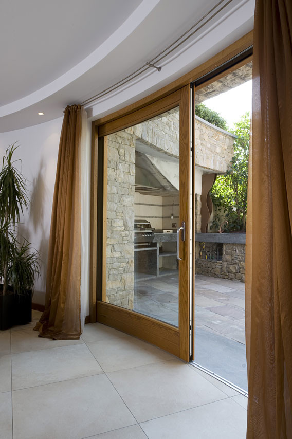 Раздвижные - HS-порталы (дерево-алюминиевые, деревянные раздвижные двери и окна)