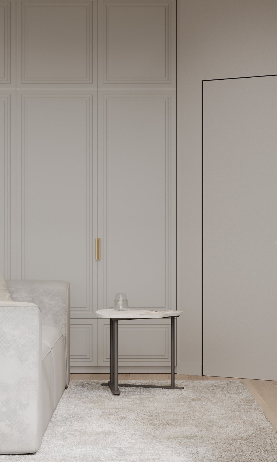 Интерьер квартиры в ЖК "Метрополия"