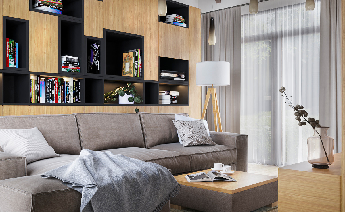 Гостиная в частном доме в Испании