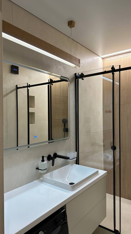 Обложка проекта: Микробетон в санузле