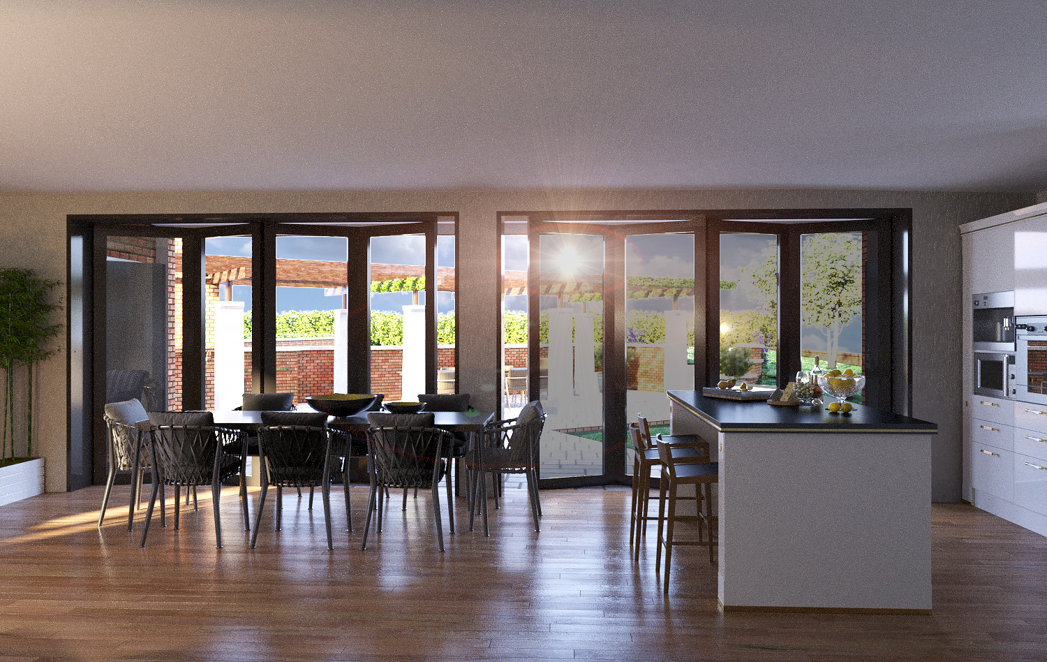 Concepturаl visual renders of private house / Nottinghamshire / England / the UK