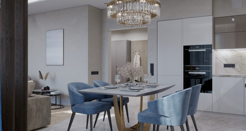 Проект оформления интерьера квартиры 90 кв.м.