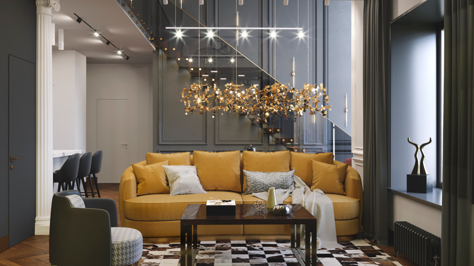 Квартира с антресолью