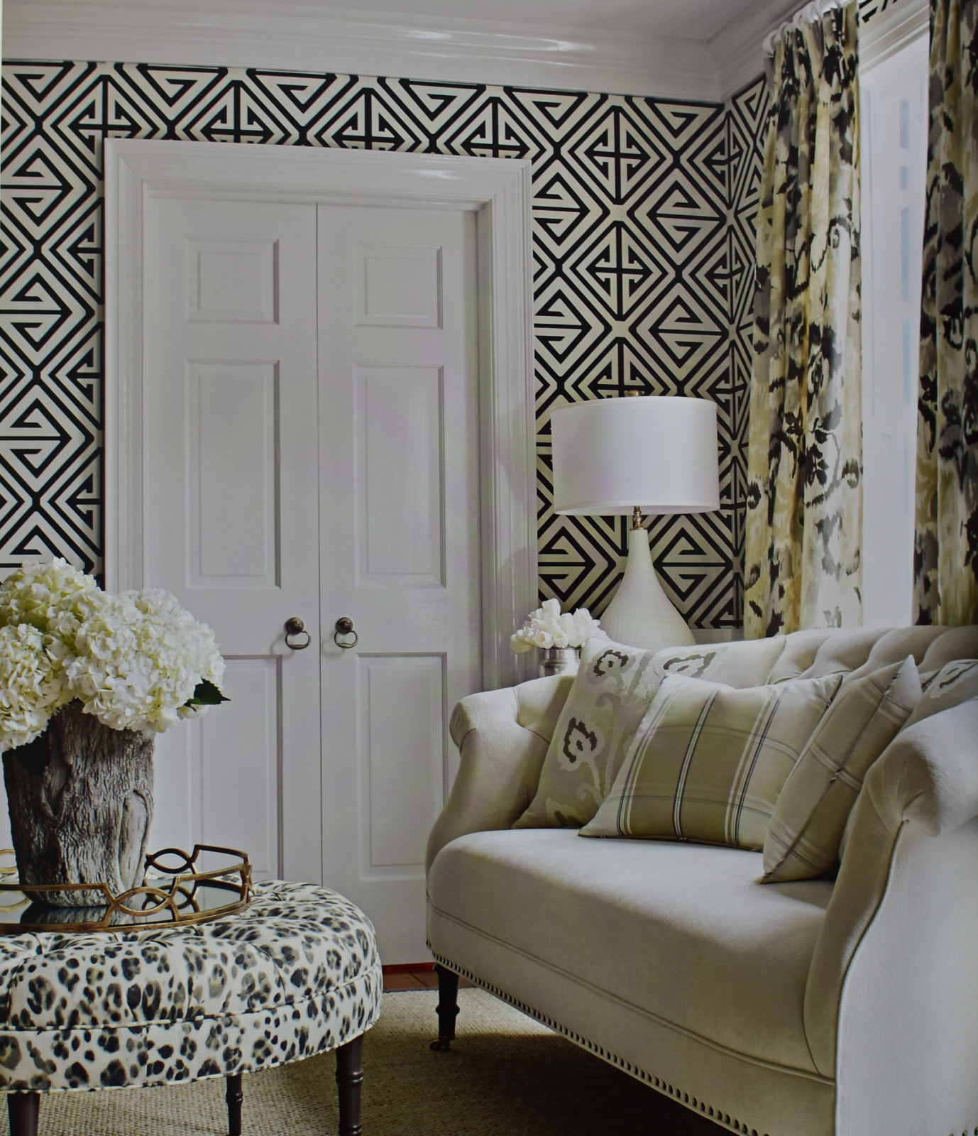 Геометрический орнамент, Thibaut,кол-я Bridgehampton