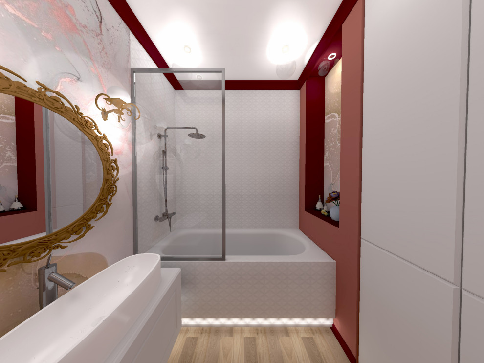 Пальмы в снегу ванна