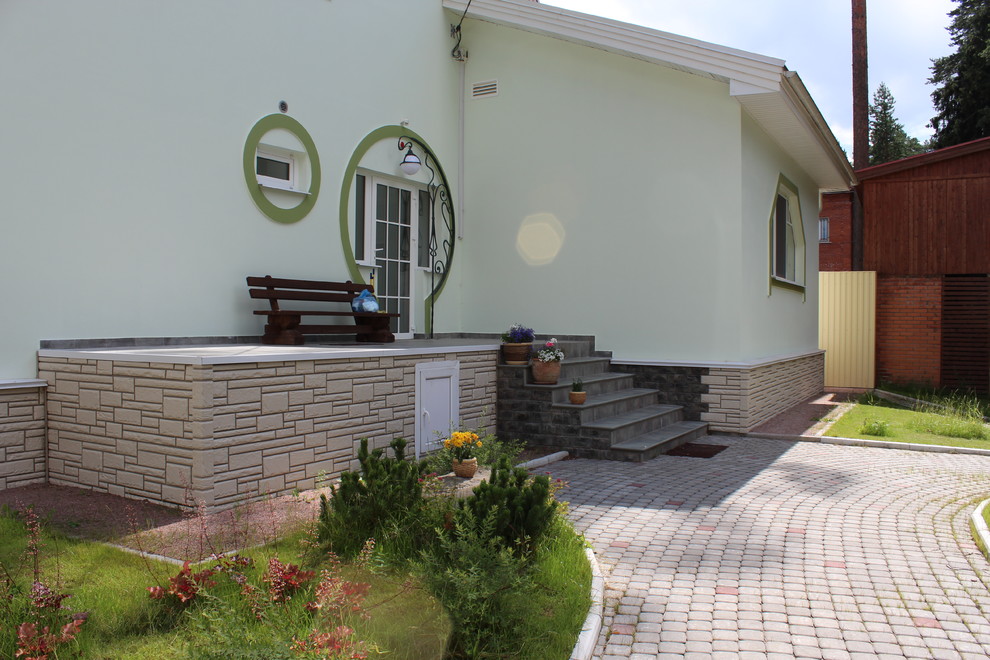 Отделка загородного дома и благоустройство территории, п. Вырица, Гатчинский р-н