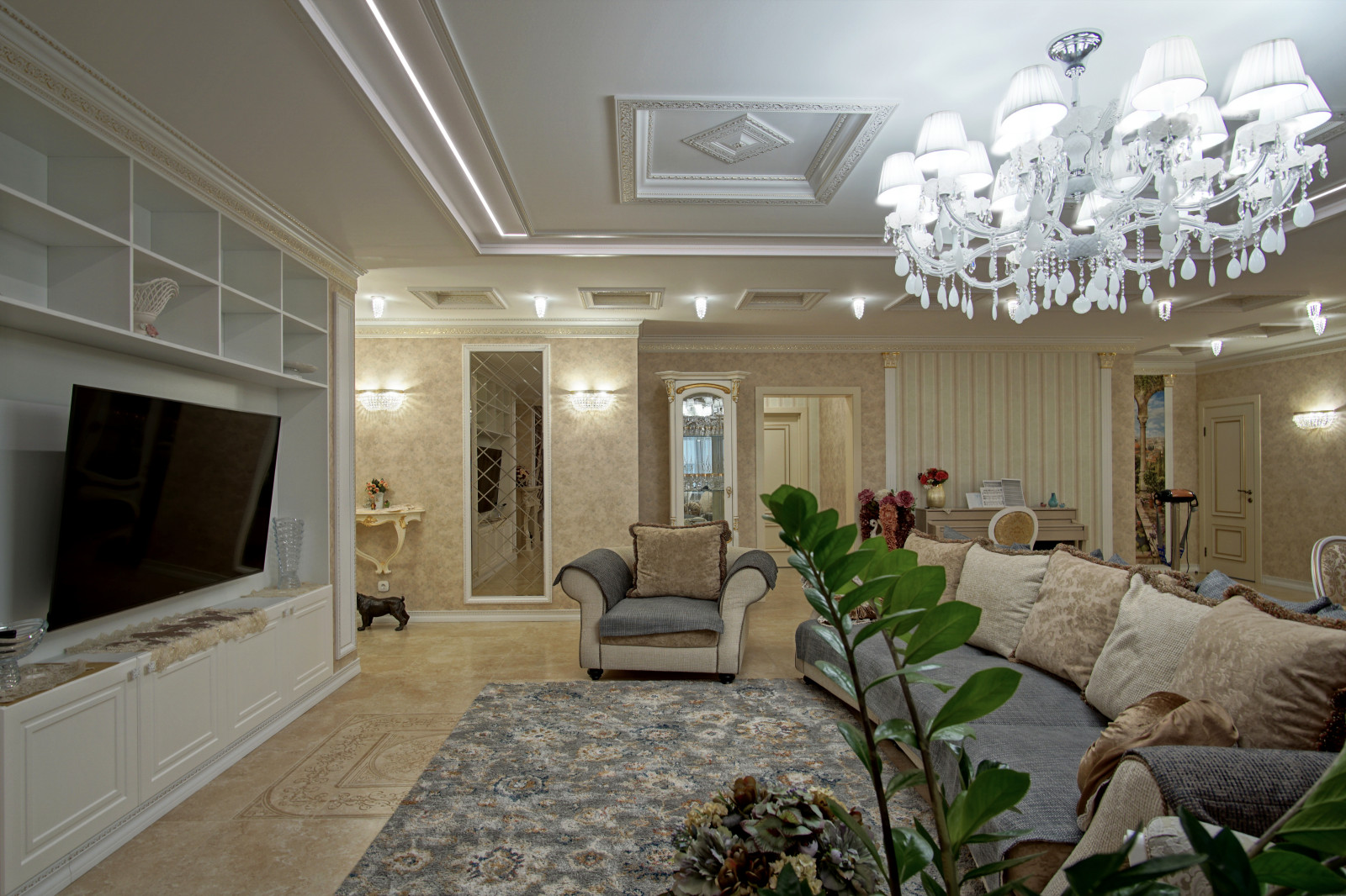 ГОТОВЫЙ РЕМОНТ КВАРТИРЫ 260 КВ.М В ЖК "ТУРГЕНЕВ" Г.КРАСНОДАР