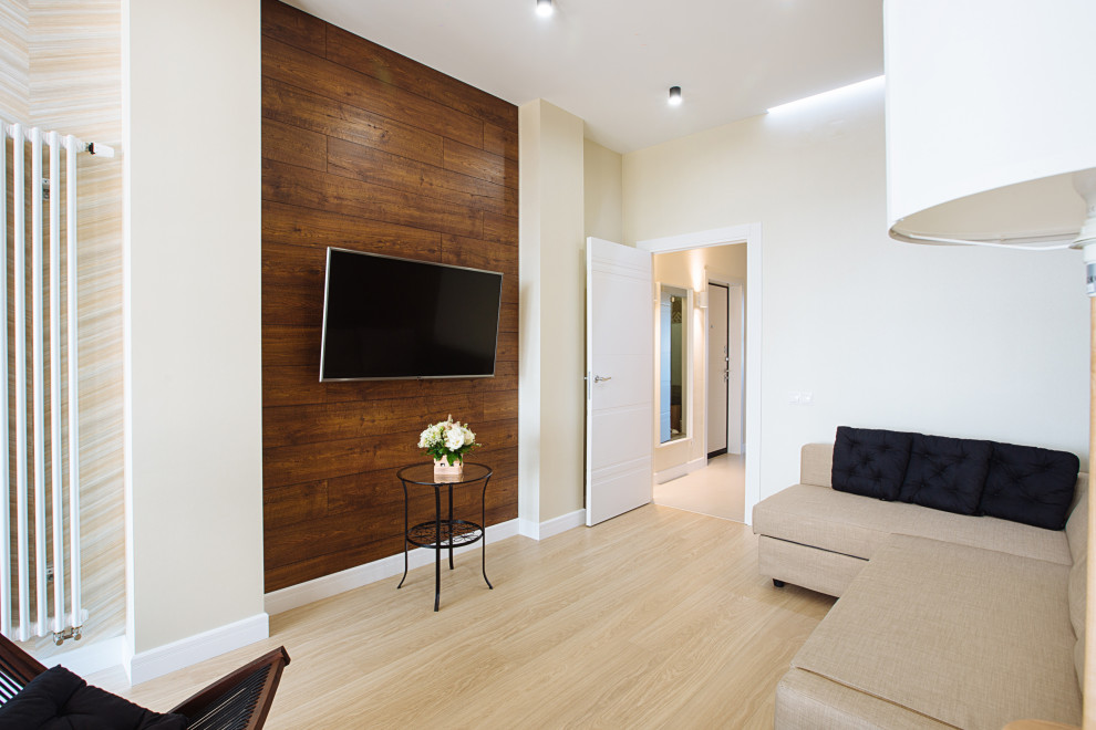 Однокомнатная квартира в современном стиле с шикарным видом на море в Геленджике