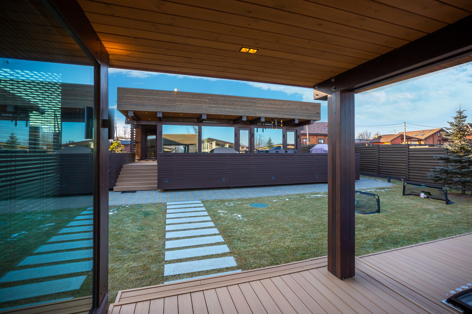 Обложка проекта: Готовый дом по проекту "Рона" 163 м2 + баня Пидан 45 м2