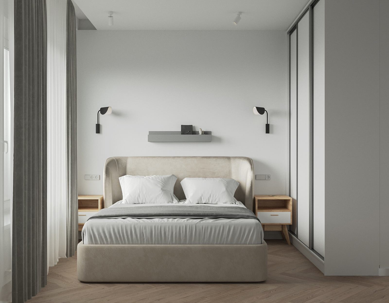 Яркие акценты и универсальная детская: интерьер для молодой семьи с дочкой