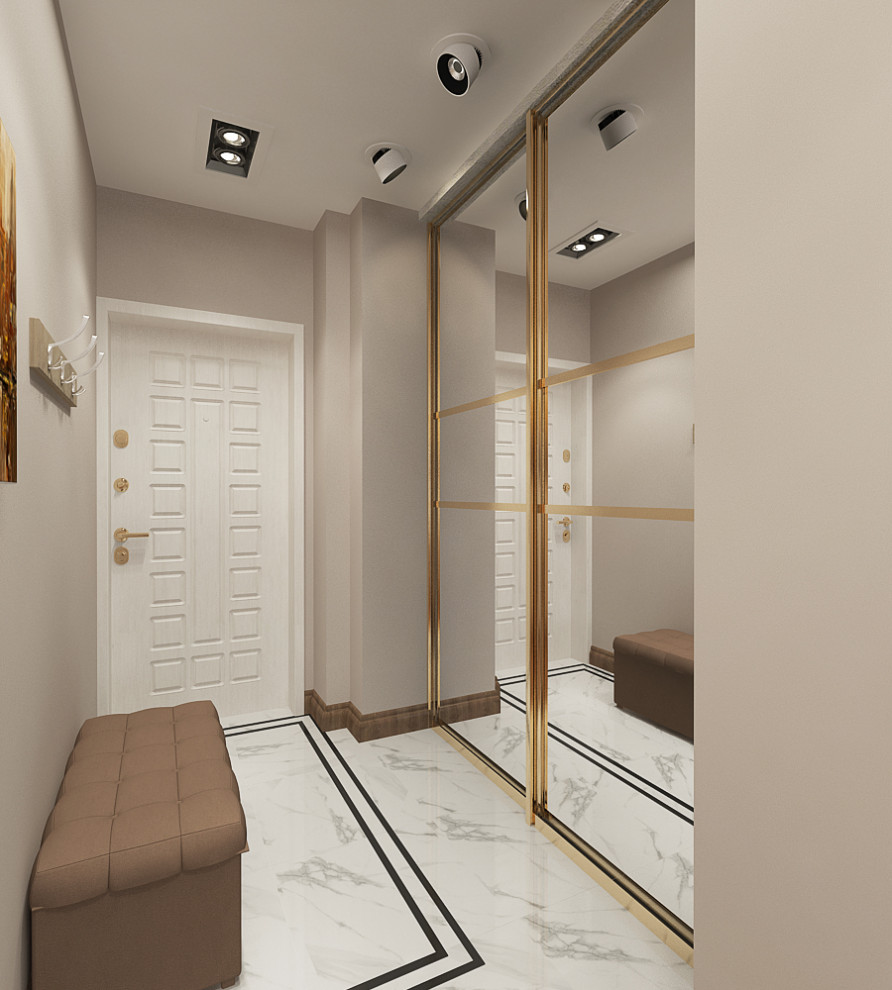 Интерьер квартиры 87 м2 в ЖК Домашний