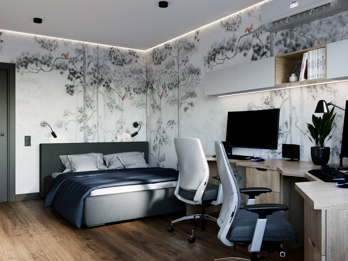 Квартира для молодой семьи геймеров