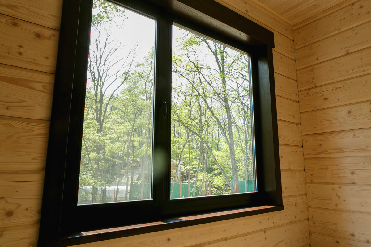 Интерьер дома из клееного бруса