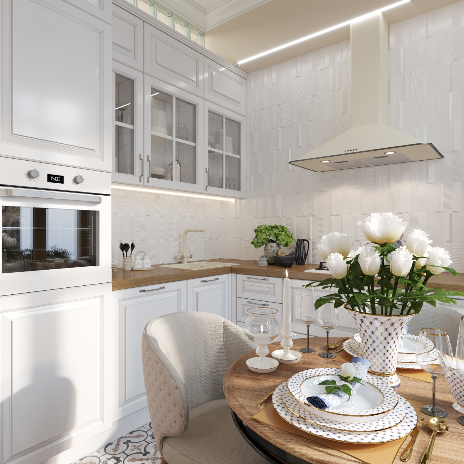 Обложка проекта: "Очарование старого фонда". Квартира в центре Петербурга