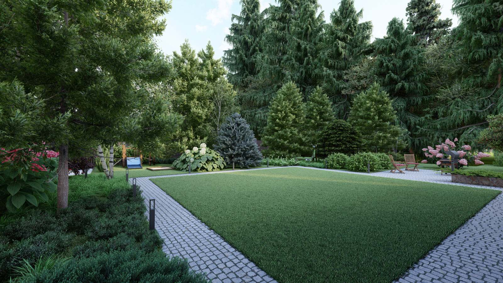 В ОБЪЯТИЯХ ЛЕСА