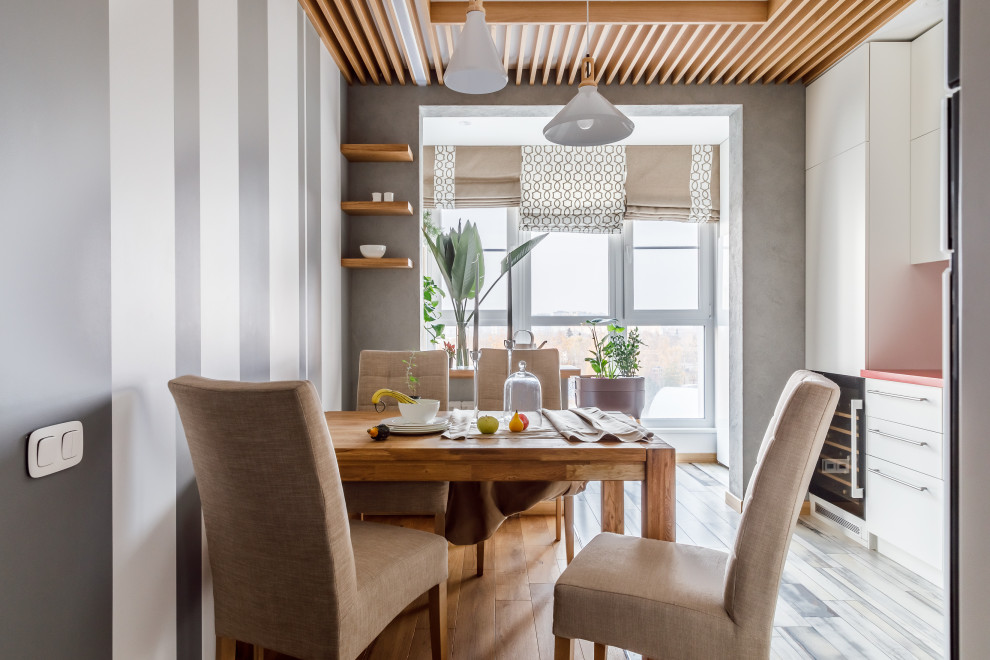 Квартира с фито-стеной и яркими акцентами в Москве