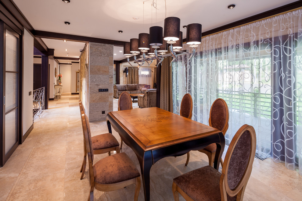 Интерьер трехэтажного загородного дома в Нижегородской области