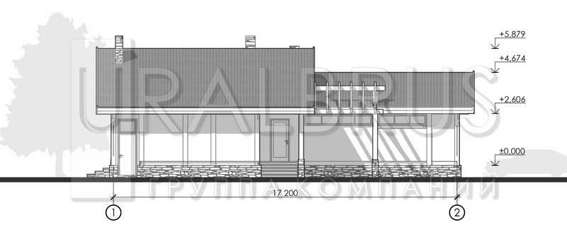 Проект дома Ф019