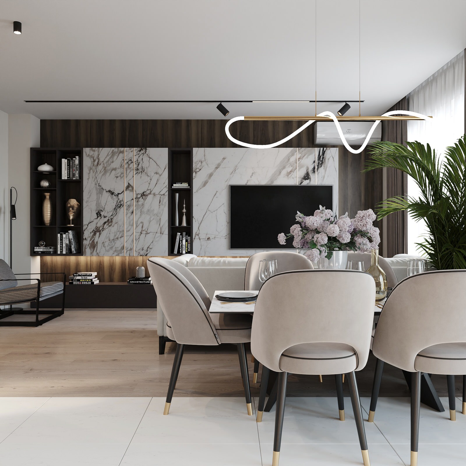 Обложка проекта: Двухкомнатная квартира 70 м2