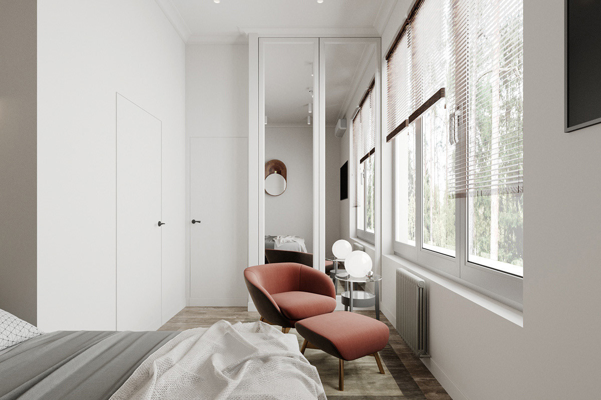 Дизайн-проект таунхауса Раздоры 90 м2 (Современный стиль)