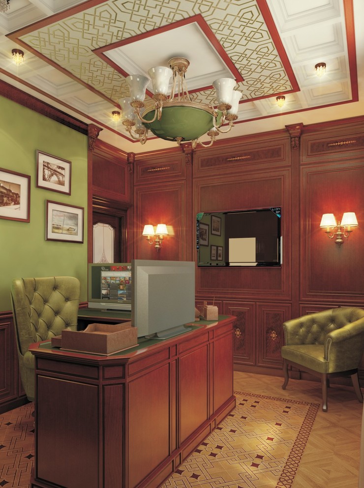 Кабинет из натурального дерева (Второй этаж)