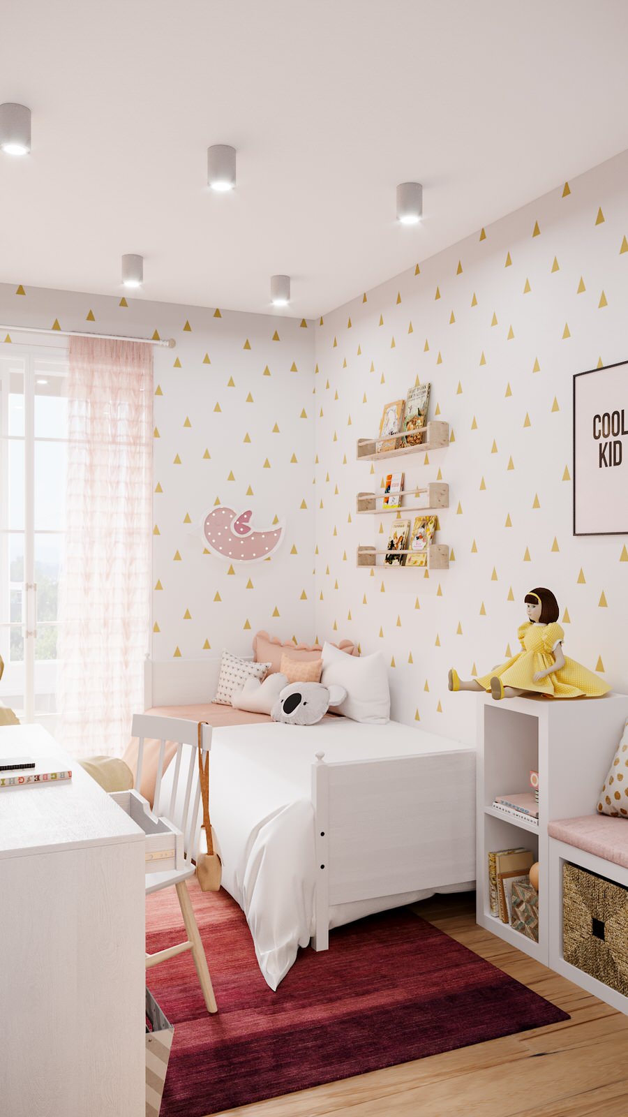 Дизайн-проект квартиры 100кв.м. для семьи из 4х человек в Северном парке