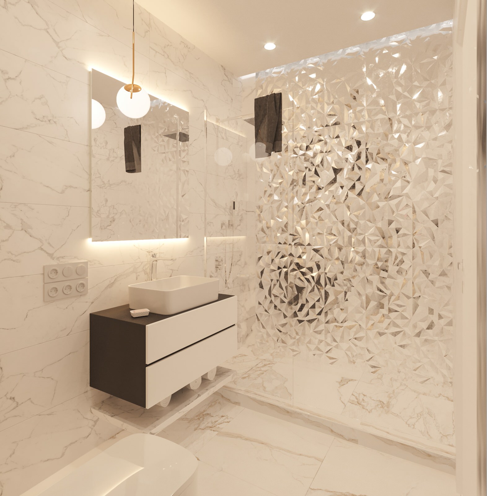 Обложка проекта: Квартира 75 м.кв. в ЖК Legenda Комендантского