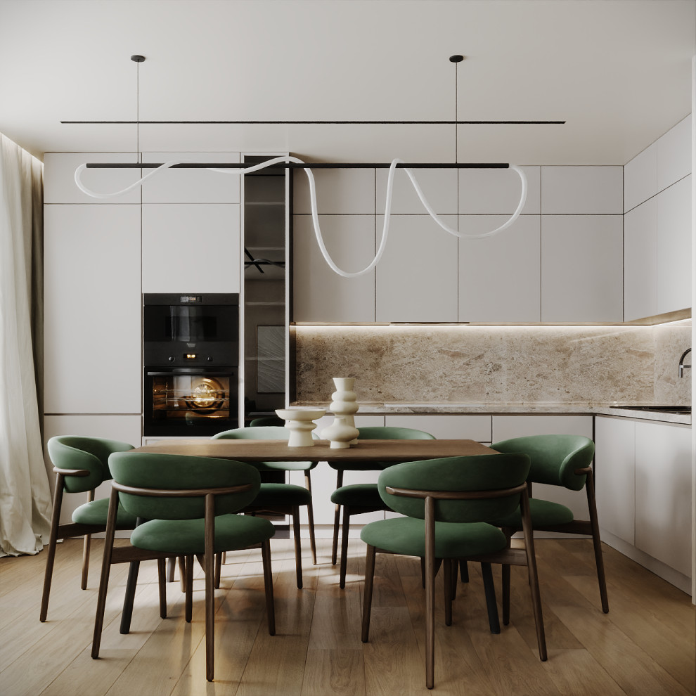 Кухня-гостиная в современном стиле