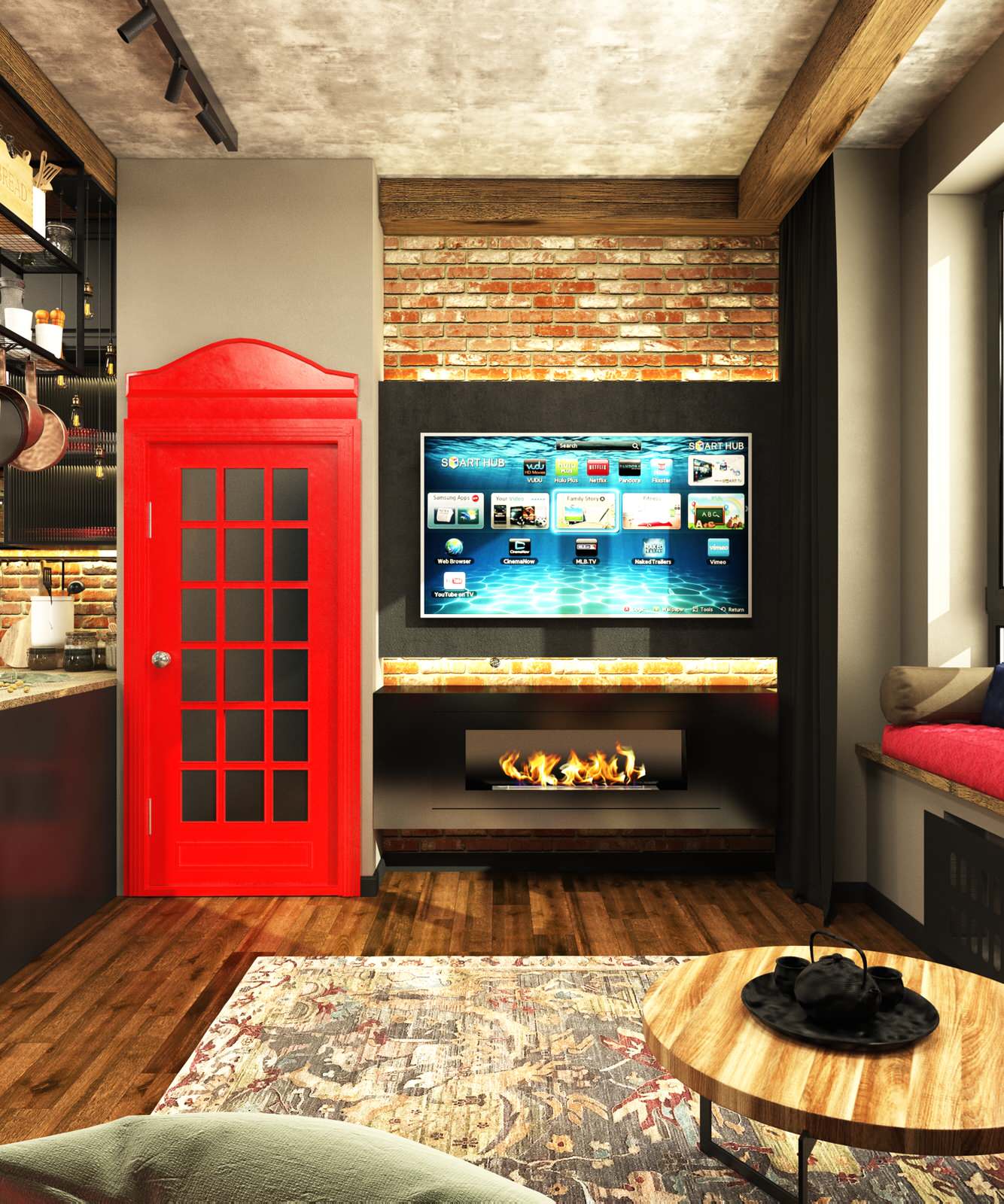 Loft 3 bedroom apartment