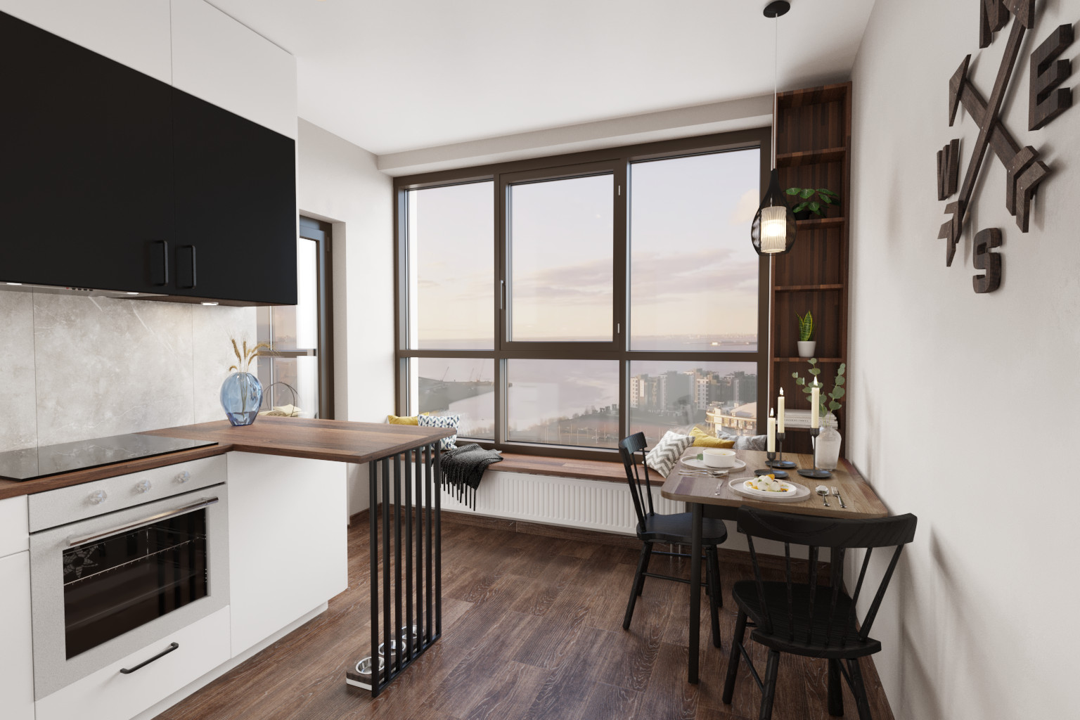 Дизайн-проект двухкомнатной квартиры