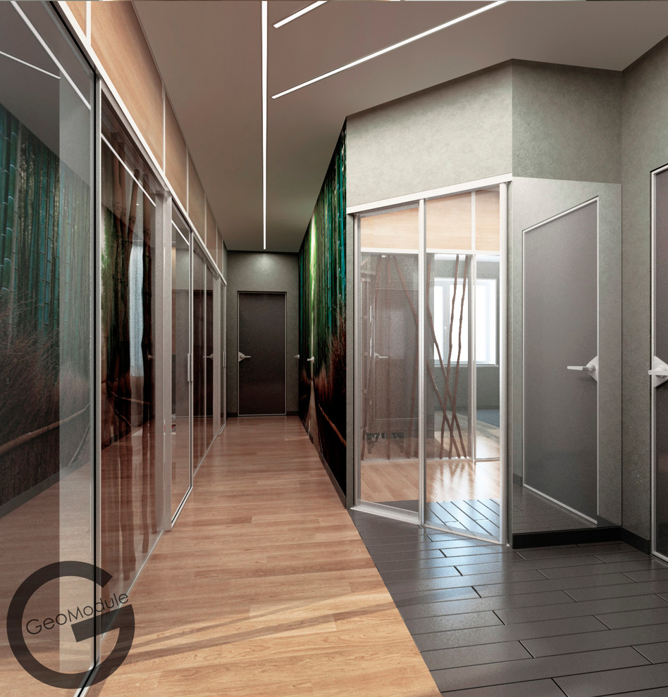 Проект квартиры для девушки.  "Лесная роща"