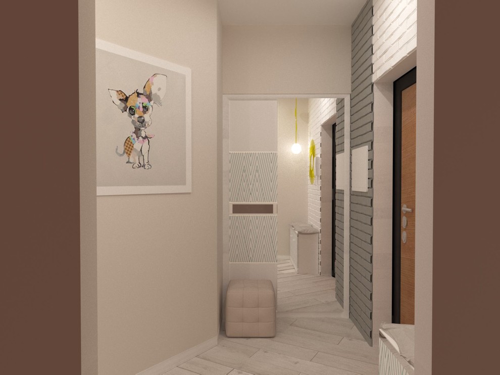 Дизайн студии 44м2 Лесная поляна