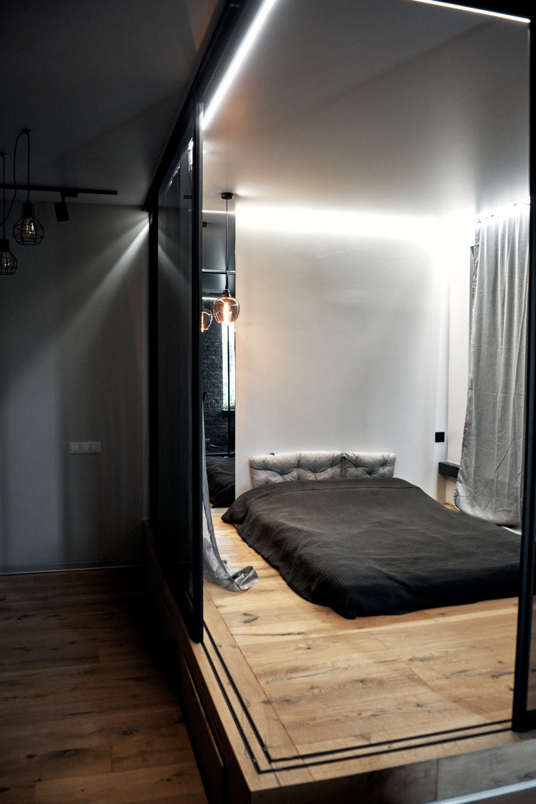 Угловая интерьерная перегородка raumplus