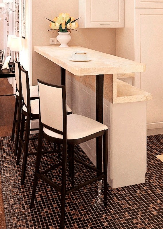 Барная стойка на кухне