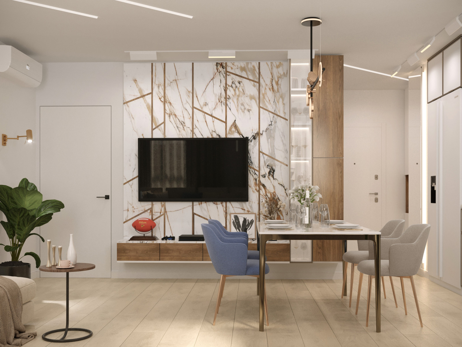 Трехкомнатная квартира в ЖК Discowery