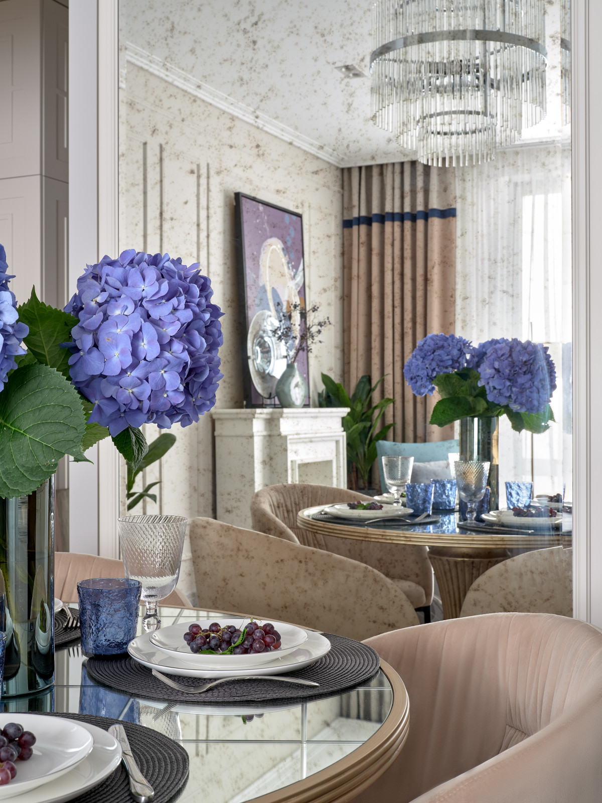 Черничный мильфей. Дизайнер Татьяна Астафьева.