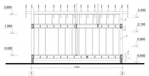 Каркасный индивидуальный дом [015.14]