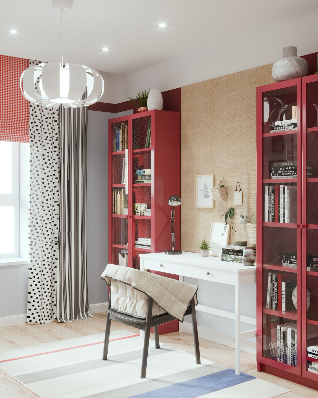 Проект интерьера двухкомнатной квартиры в стиле сканди