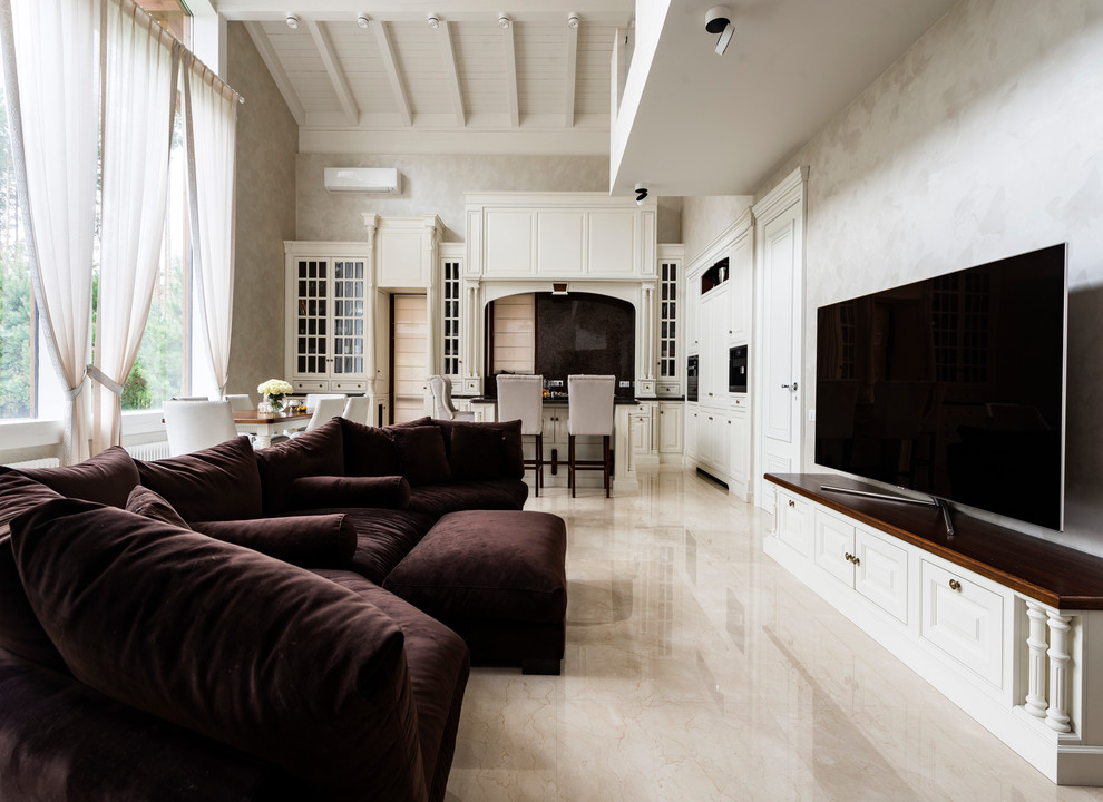 Кухня в загородный дом