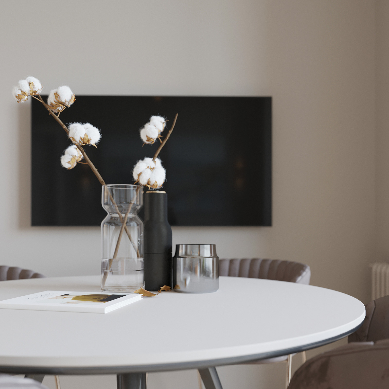 Проект квартиры в современном стиле в ЖК Скандинавия