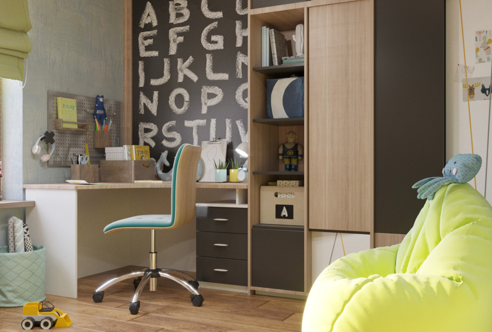 Детская мальчика в ярких тонах