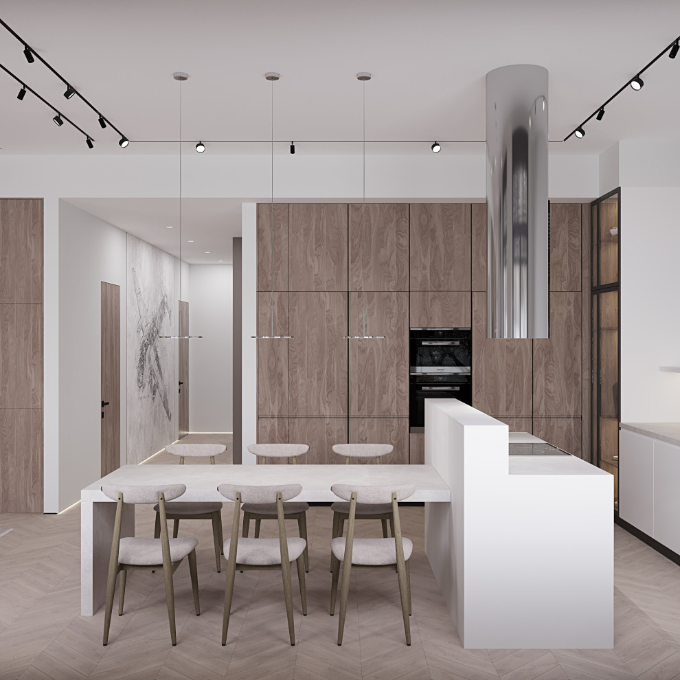 Дизайн интерьера квартиры 160м2 в Хамовниках