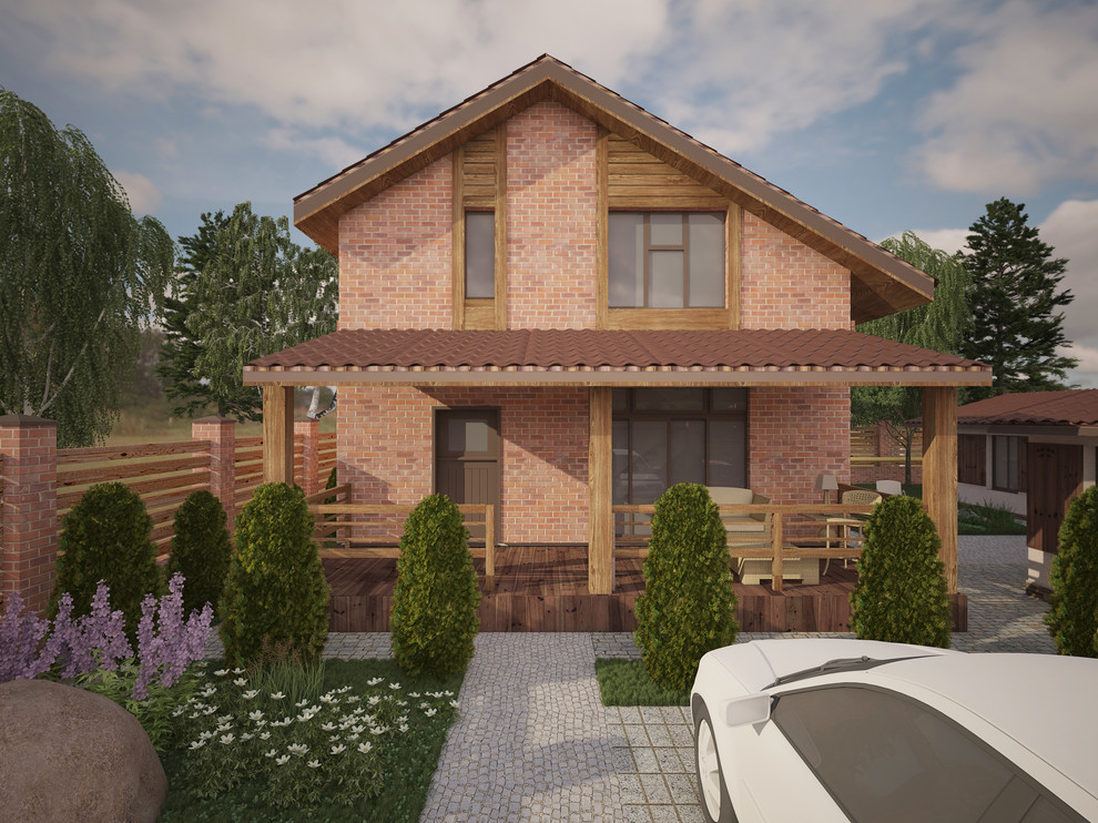 Одноэтажный дом с мансардой в г. Краснодар.