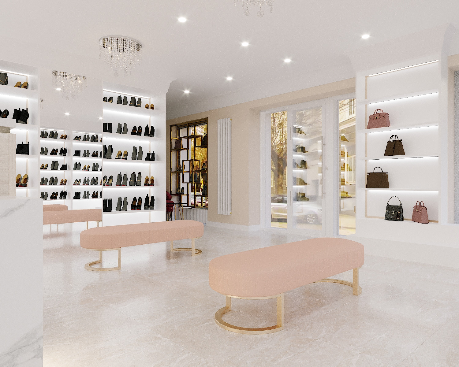 Обложка проекта: Дизайн- проект магазина женской обуви