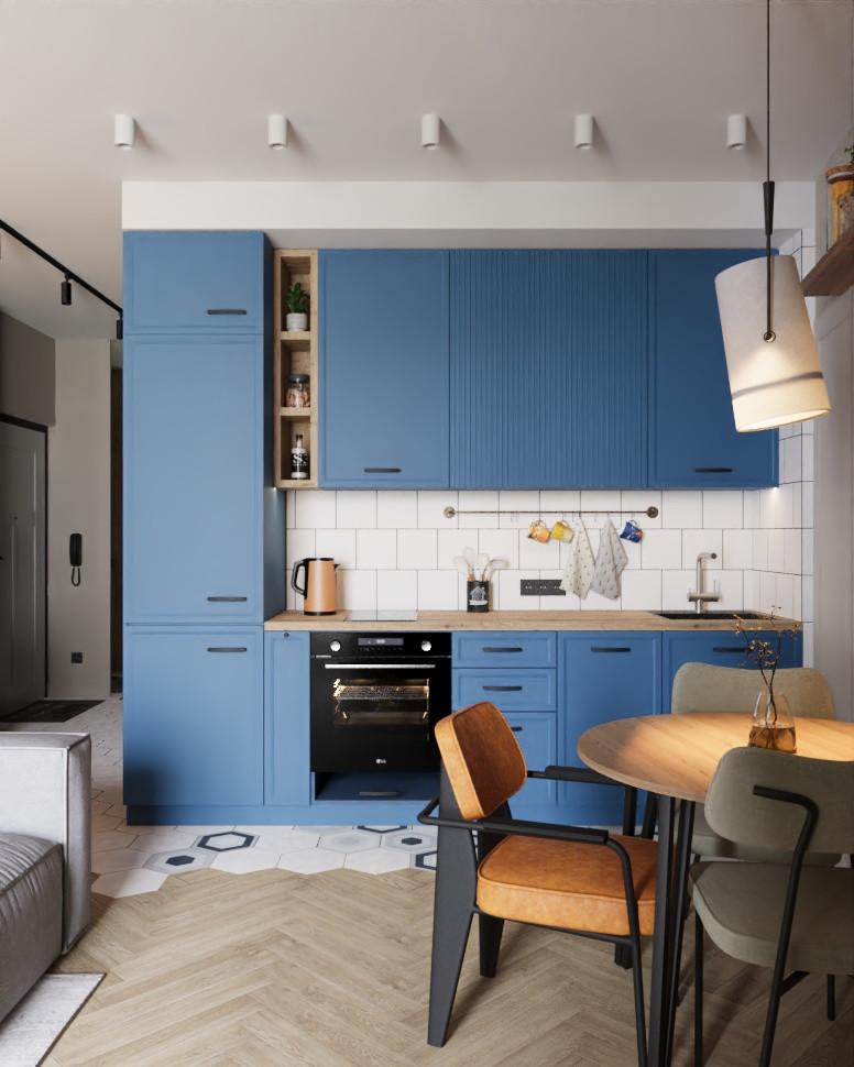 Проект квартиры для девушки 67 кв.м