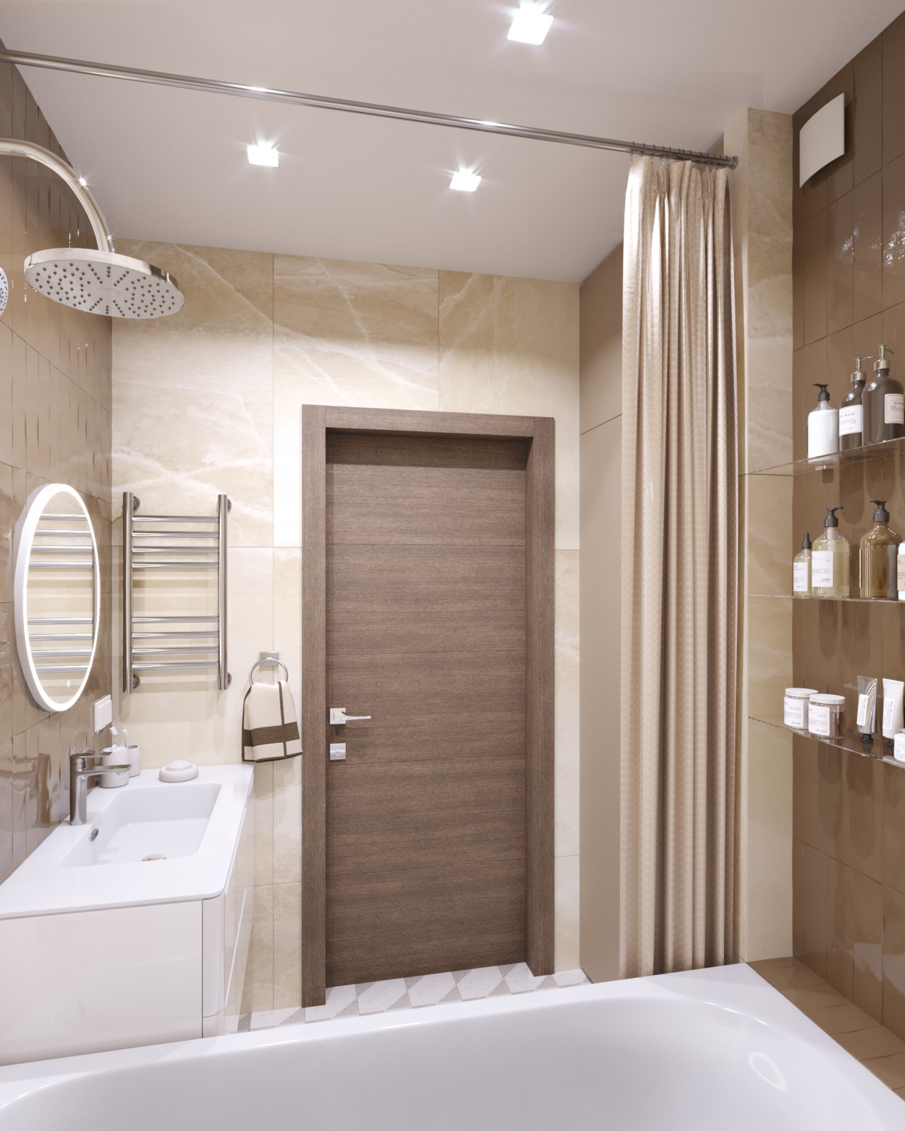 Визуализация ванной комнаты