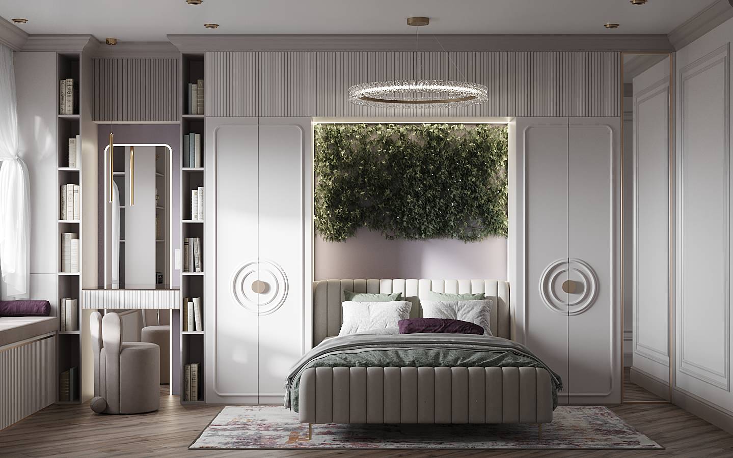 Дизайн спальной комнаты для девочки