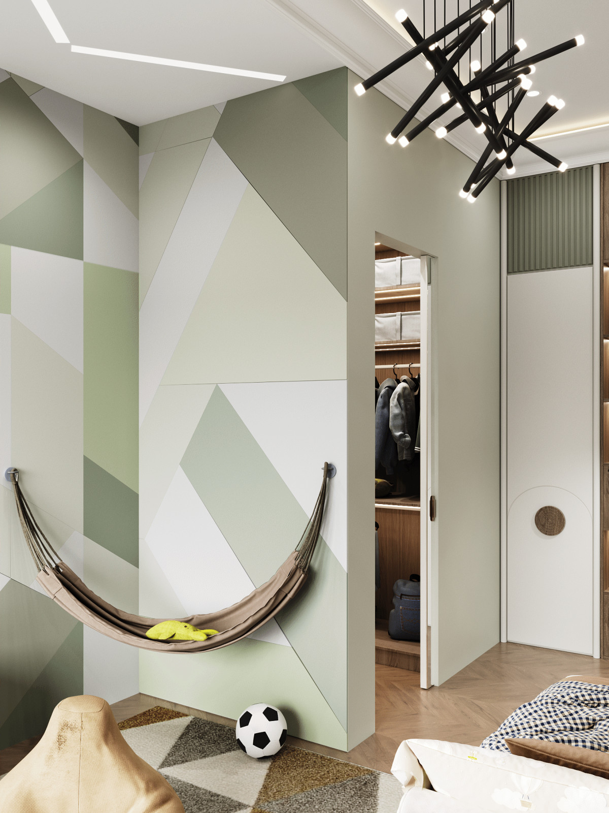 Современный интерьер на 200 кв.м.