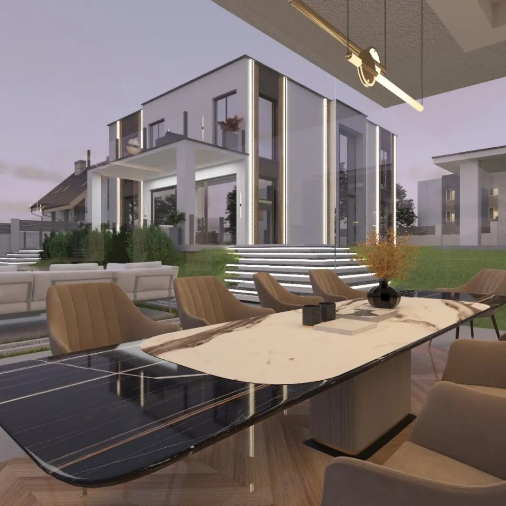 Ре-дизайн фасадов дома 400 руб /кв.м