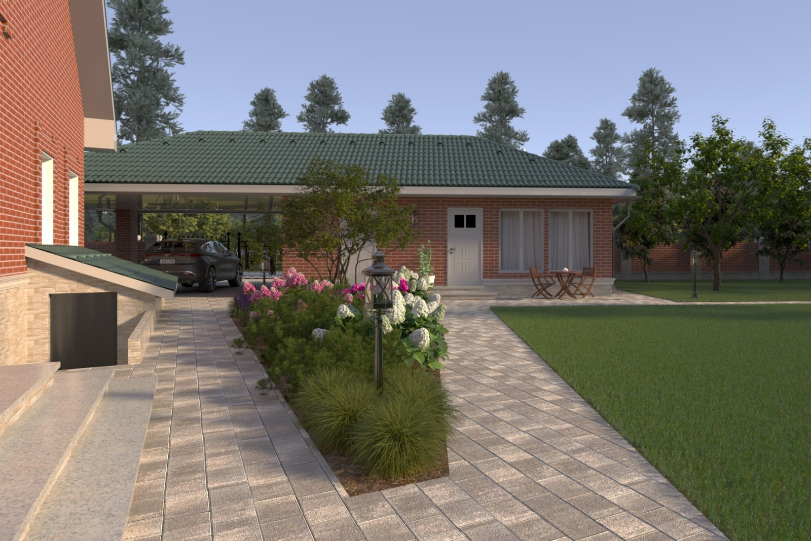 Ландшафтный проект в Раевке